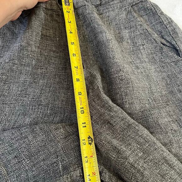 Vintage Flax by Jeanne Engelhart Gray Trouser Pants high Waisted Minimal Size M - Picture 8 of 9